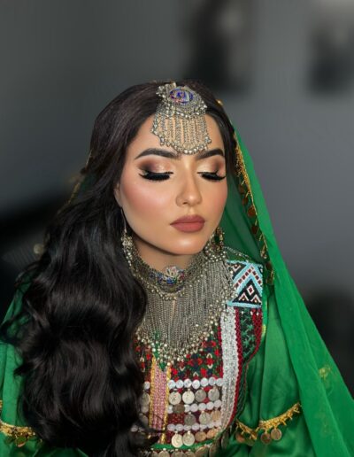 Classic bridal glam look with glowing skin and long lasting makeup – Glam by Duaa - Glam By Duaa