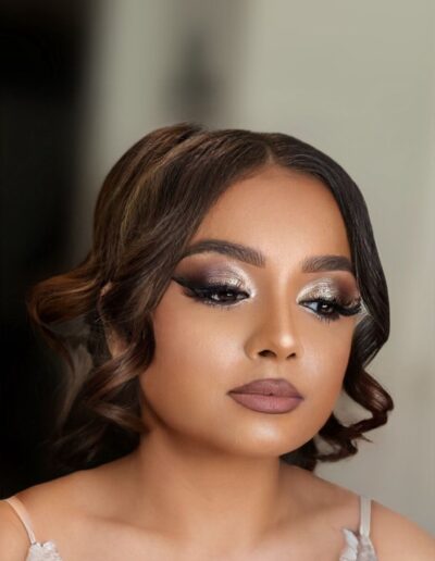 DMV area bride glowing with professional bridal makeup – Glam by Duaa