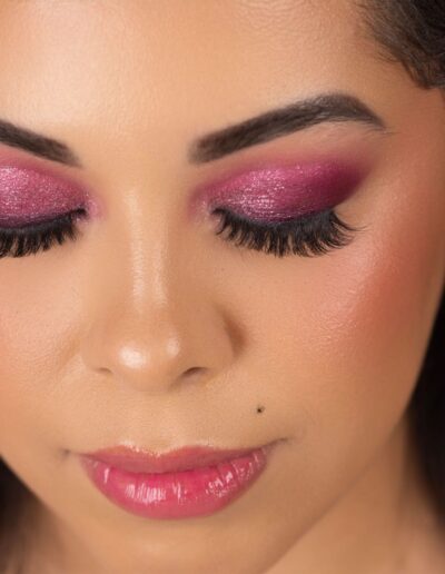 Maryland fashion model makeup with bold eye glam - Glam By Duaa