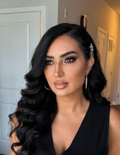Natural engagement glam hair and makeup Stafford VA 1 - Glam By Duaa