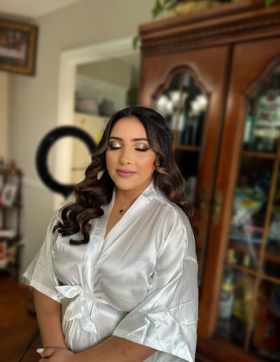 Party ready smokey eye with loose waves - Glam By Duaa