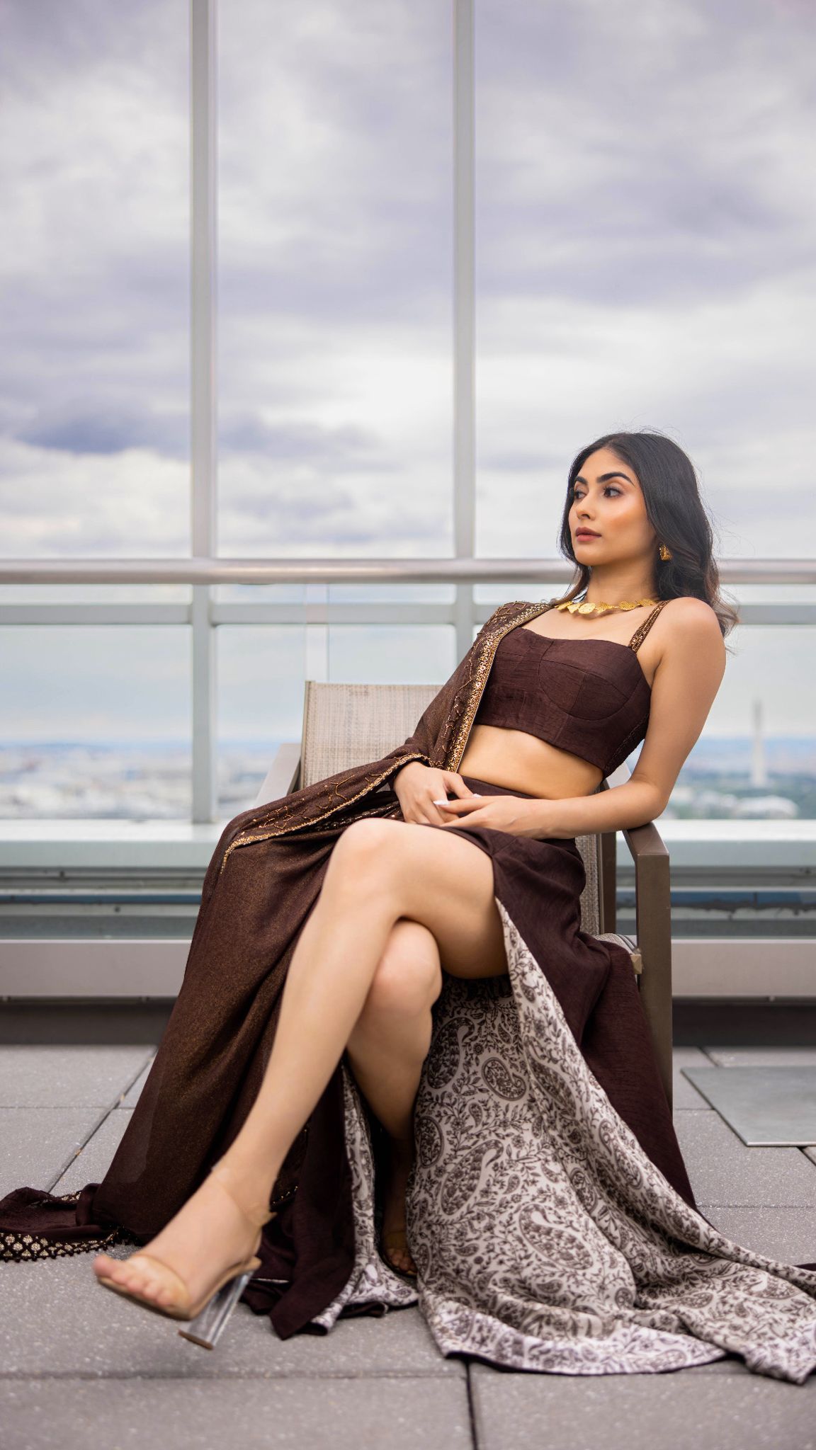 Studio photoshoot model with luxury makeup and hair styling - Glam By Duaa