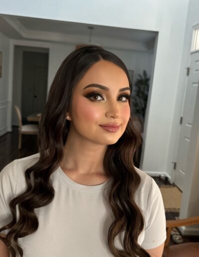 Subtle glam makeup with elegant chignon for special occasion - Glam By Duaa